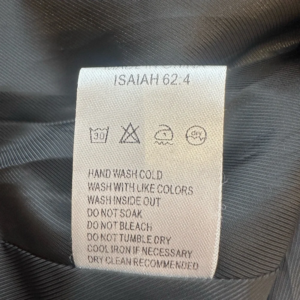 Beulah Black Floral Rolled Up Sleeve Blazer (Size Medium) - Picture 7 of 7